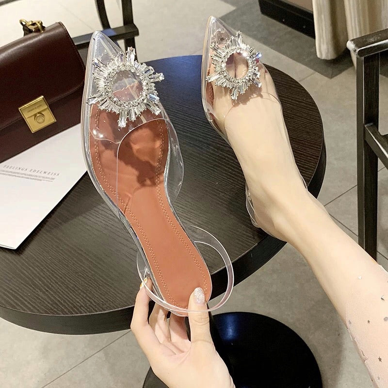 Clear 2024 pointed flats