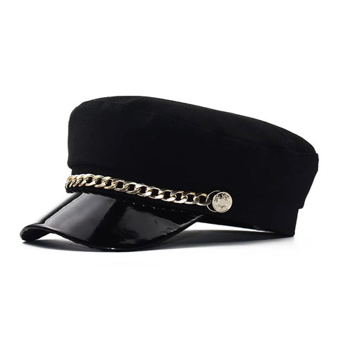 Azura Flat Top Baker Boy Hat