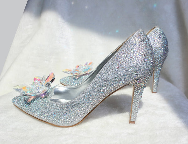 Cinderella Crystal Pointed Toe Shoe