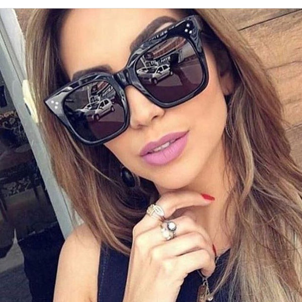 Flat Top Rivet Sunglasses