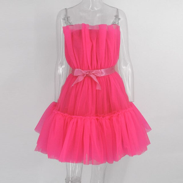 Princess Tulle Mini Party Dress