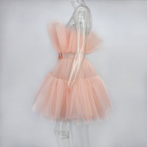 Princess Tulle Mini Party Dress